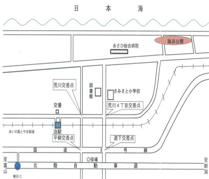 海浜公園位置図