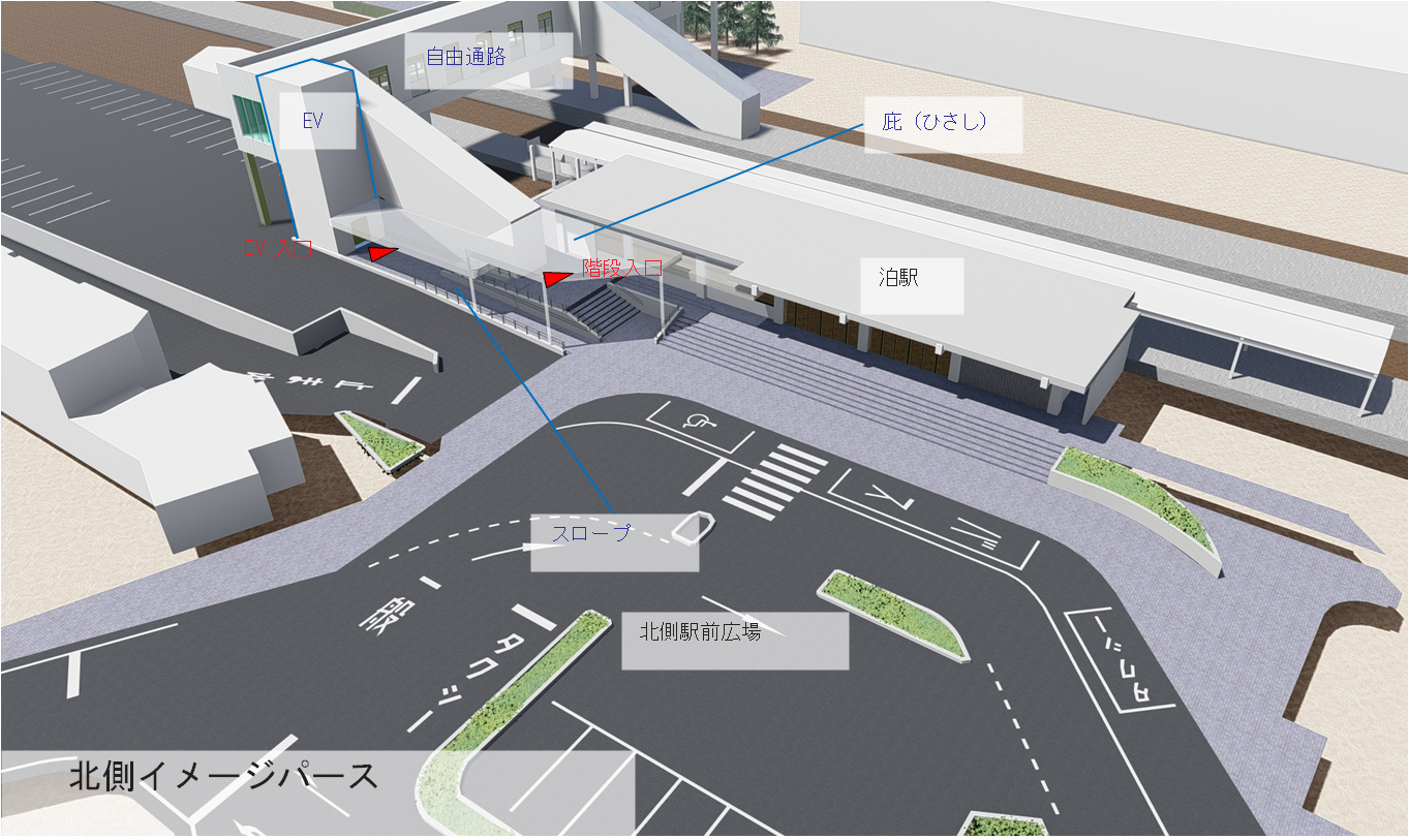 北側イメージパース