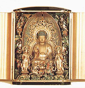 薬師岳瑠璃光如来座像の画像