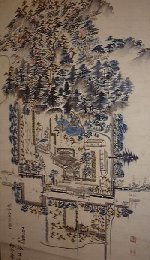 関所跡の古地図の画像