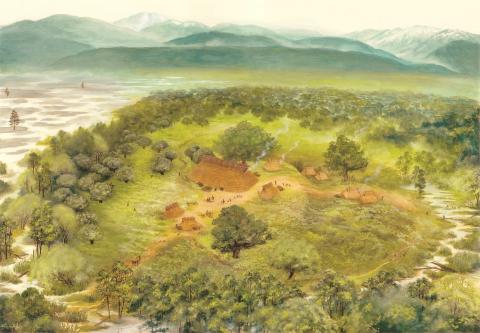 不動堂遺跡復元